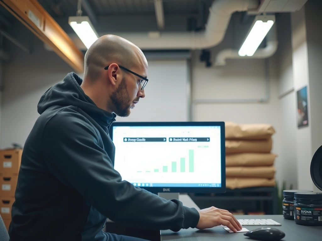 Nutritionniste analysant des données